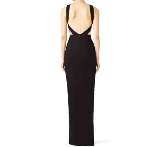 Nicholas Sleek Ponti Split Gown - Picture 2 of 6